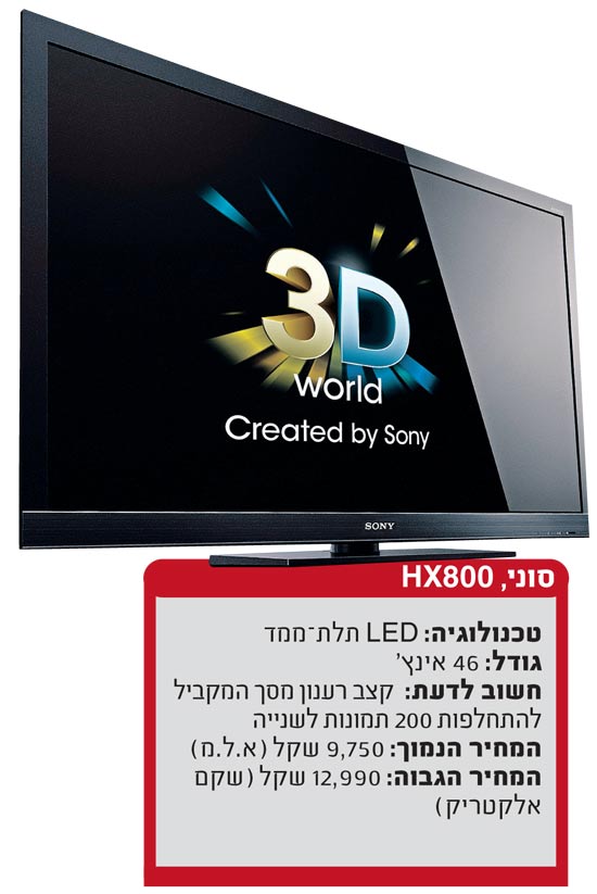 טלוויזיה תל מימד סוני / צלם: יחצ